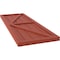 Ekena Millwork Americraft 5-Board Wood 2 Equal Panel Frmd Board-n-Batten Shutters w/Dbl Z-Bar, ARW102BF518X52CLH, PR ARW102BF518X52CLH - alternate 7